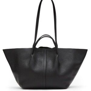 AllSaints Odette East West Leather Tote Bag